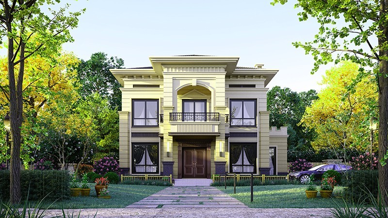 佳木斯中式合院住宅，开放庭院与邻里乡亲更亲近